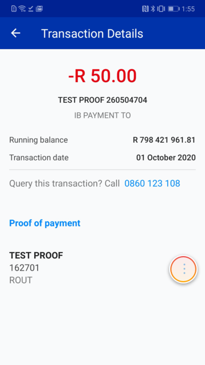 How to send proof of payment | Standard Bank